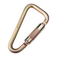 DBI/SALA 2000113 DBI/SALA 1 3/16\" Gate Opening Saflok Self-Closing, Self-Locking Steel Carabiner With 3,600 Pound Load Rating